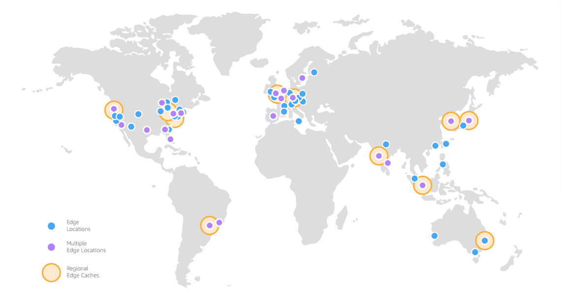 AWS Cloudfront Edge Locations